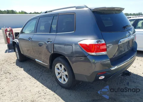 2013 Toyota Highlander Base Plus V6 из США, поврежденный, VIN 5TDZK3EH5DS138587